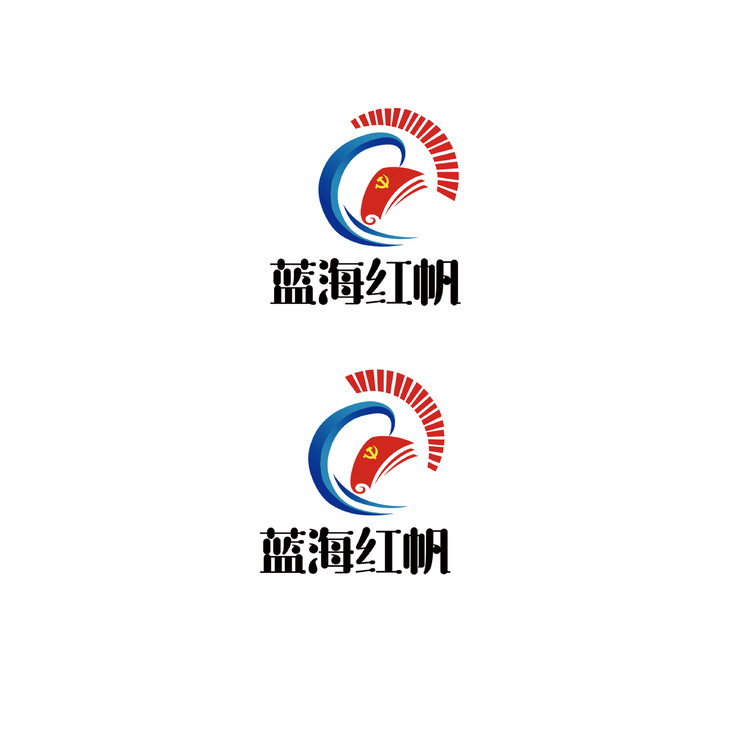 蓝海红帆logo