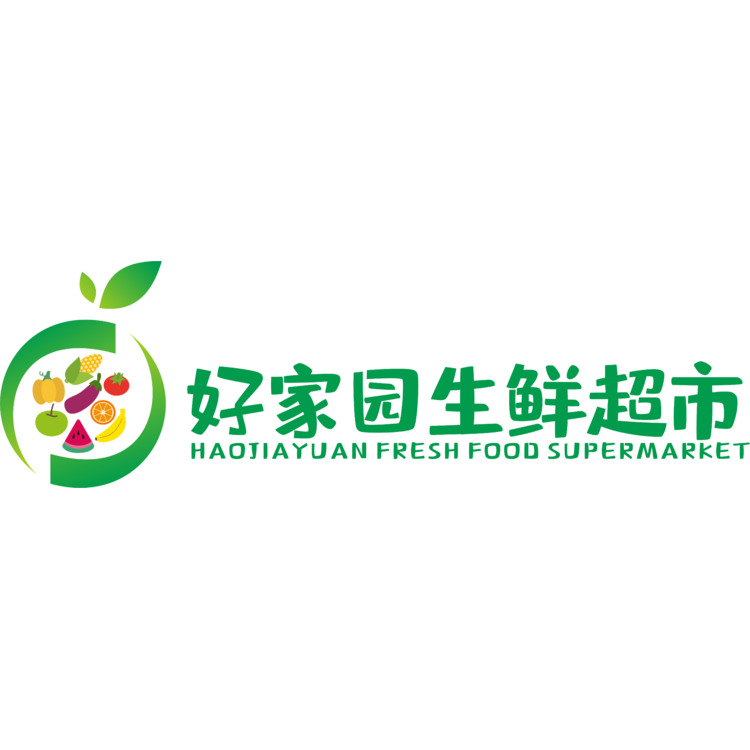 好家园生鲜超市logo