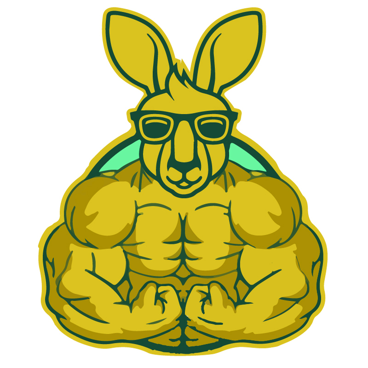 袋鼠家健身零食logo