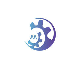 m