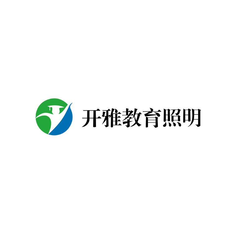 开雅教育照明logo