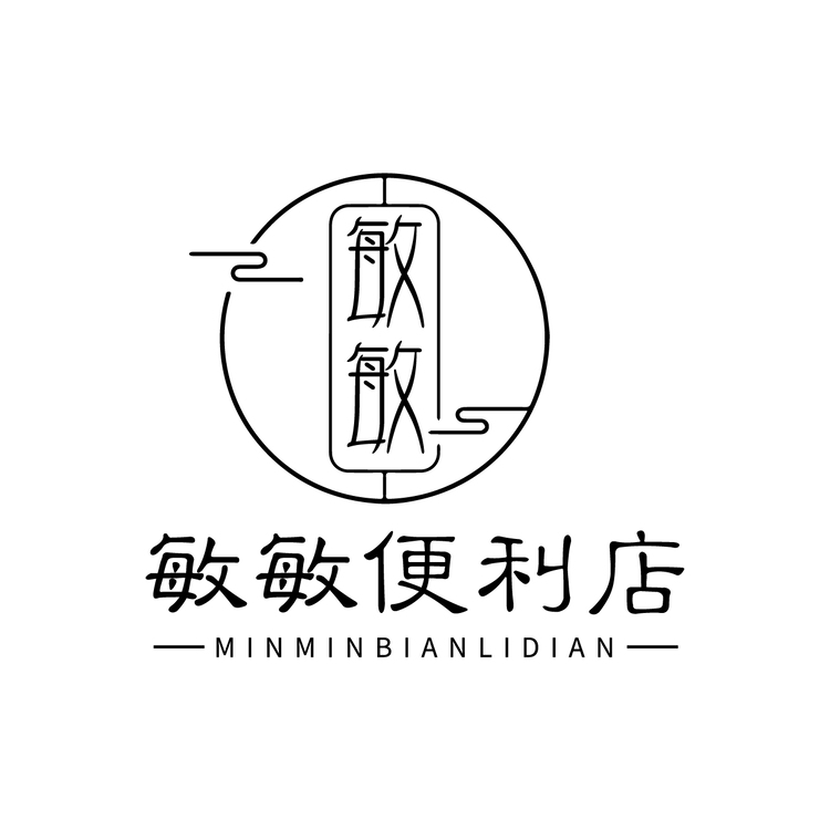 敏敏便利店logo
