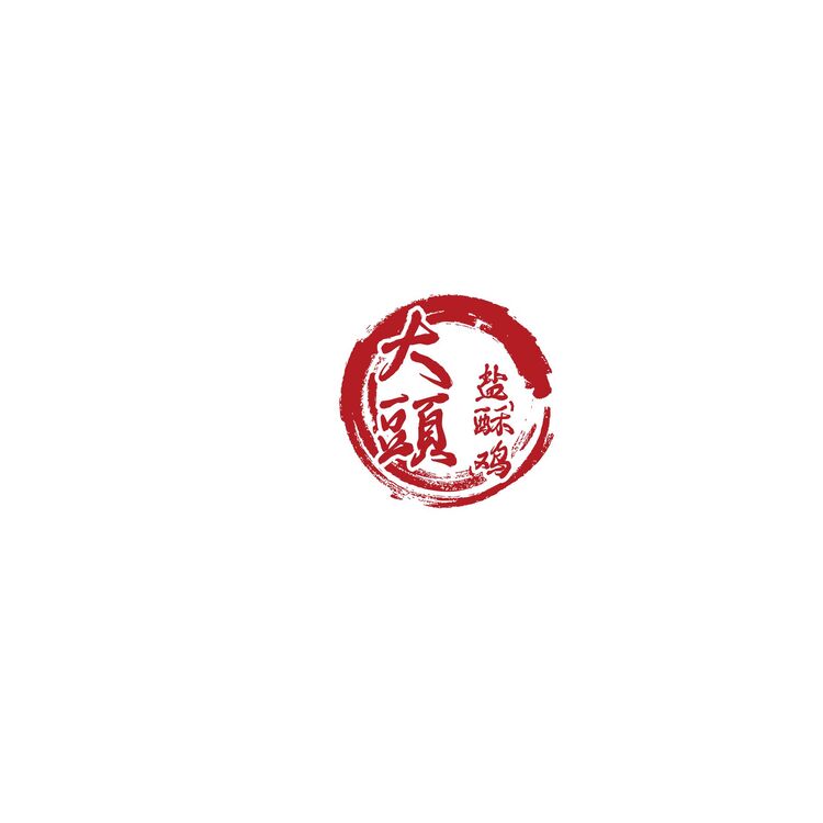 大頭盐酥鸡logo