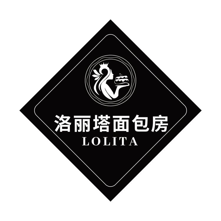 洛丽塔蛋糕房logo