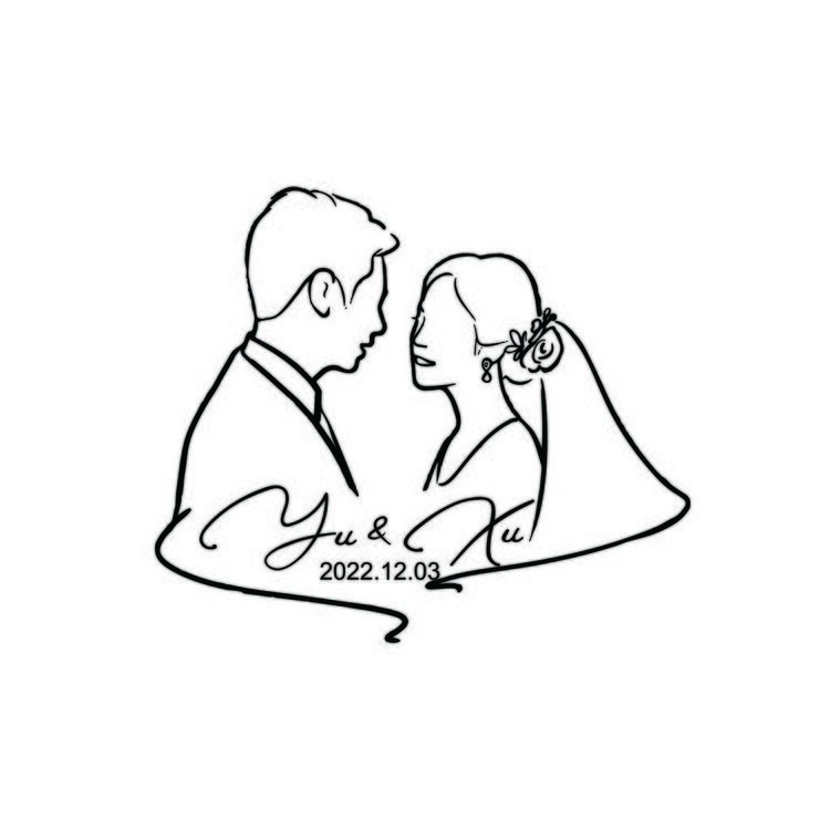 结婚素材设计logo