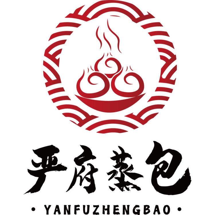 严府蒸包logo