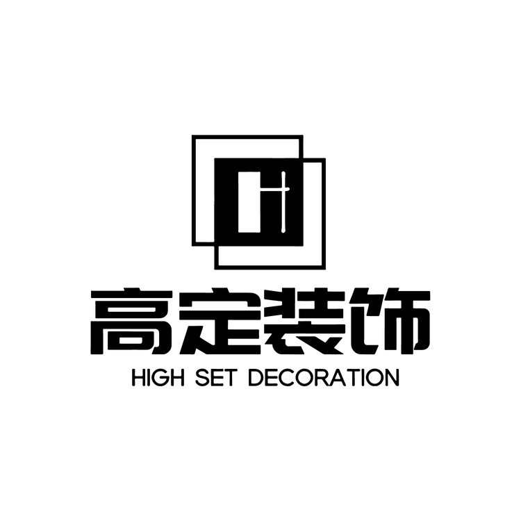 高定装饰logo