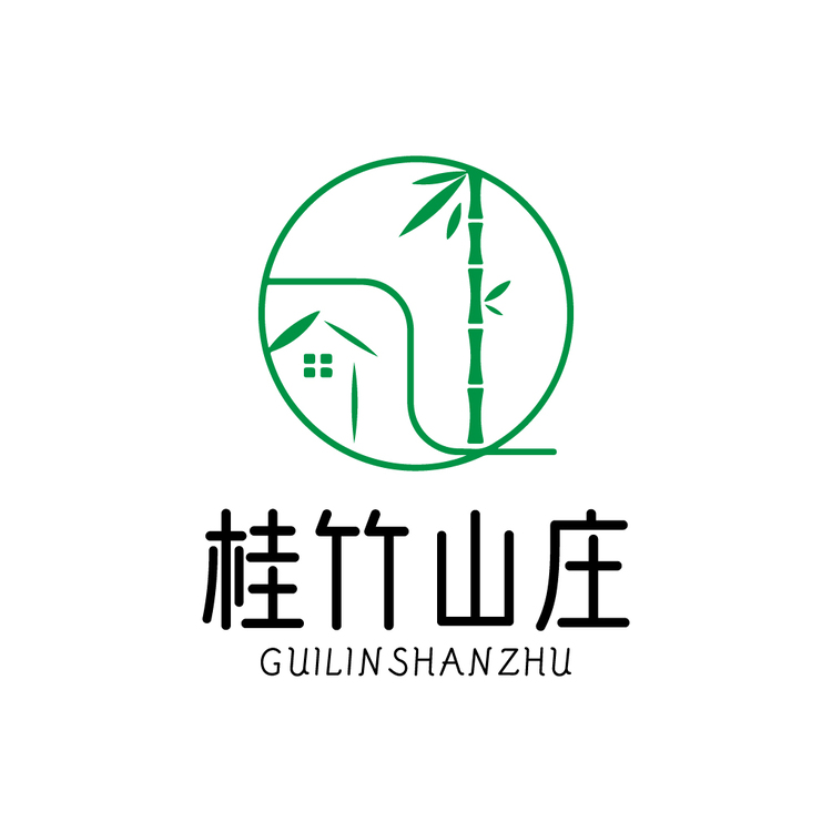桂竹山庄logo