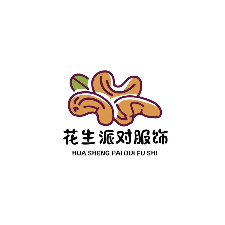 花生派对服饰logo